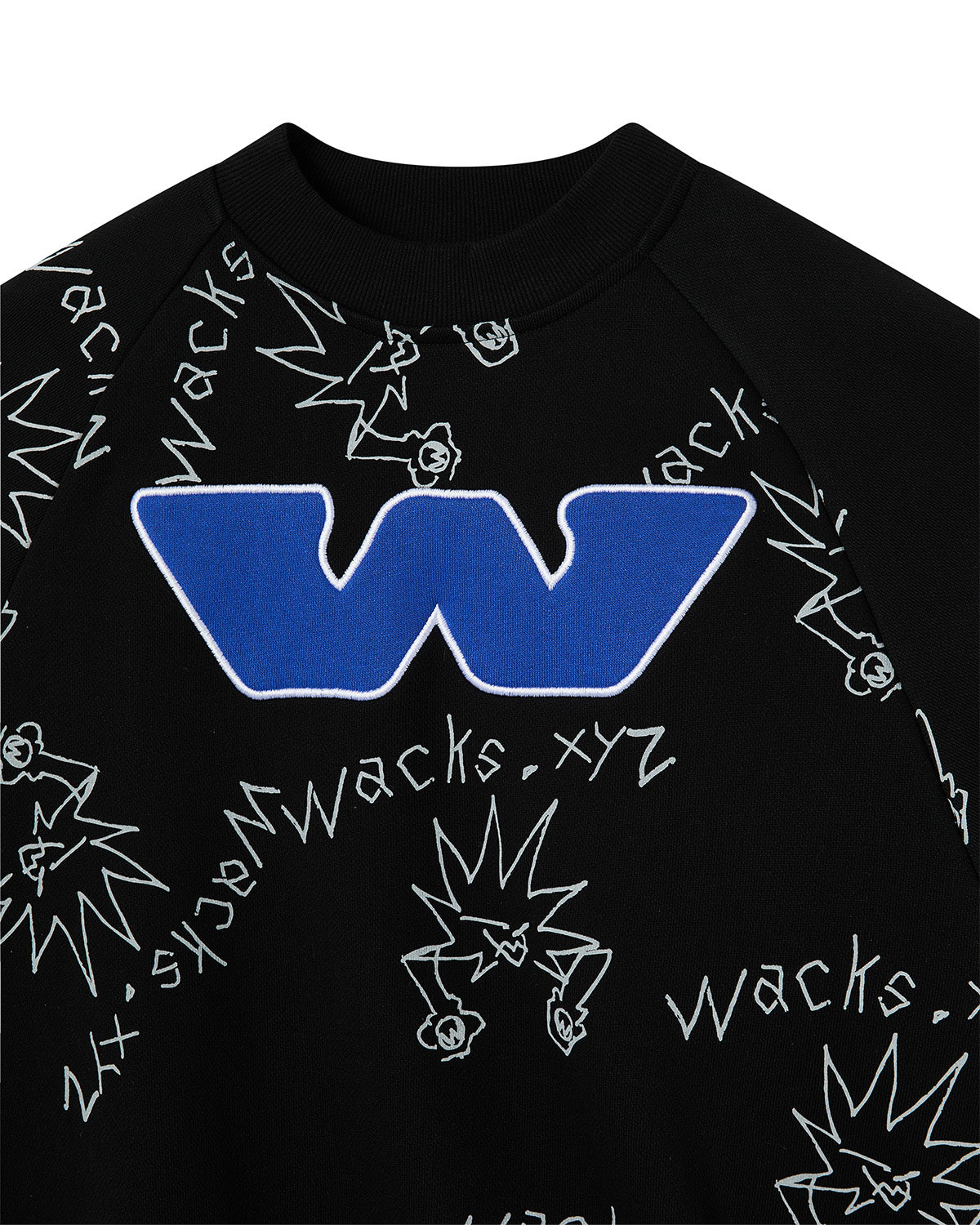 W Black Crewneck