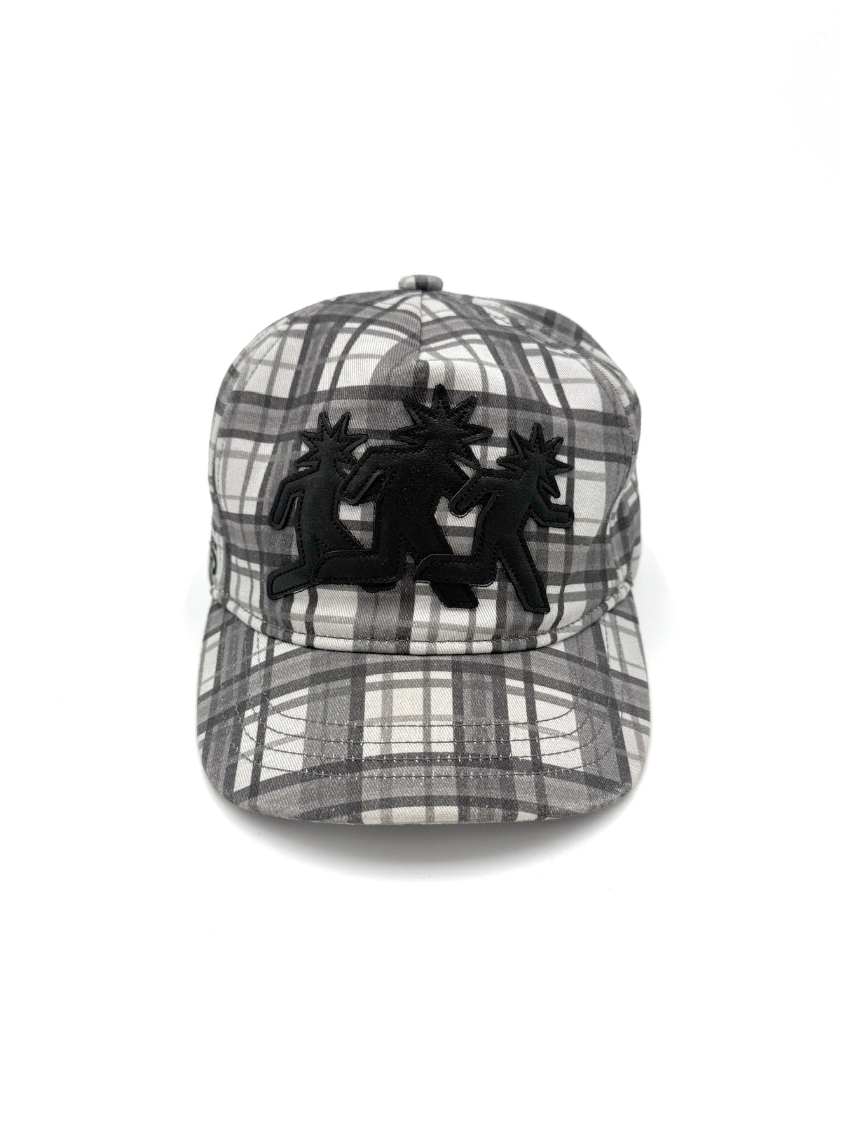 Grey Plaid Cap