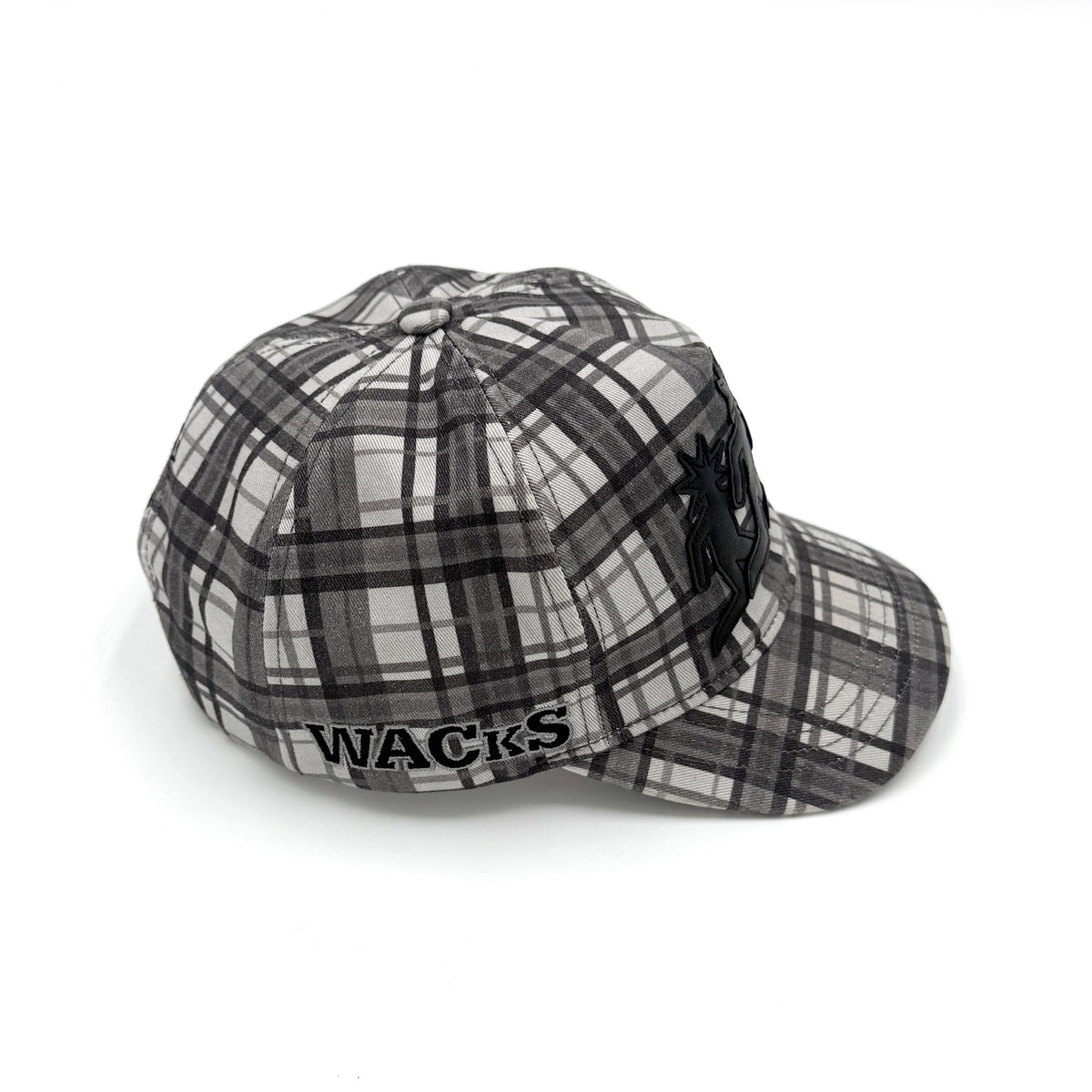 Grey Plaid Cap