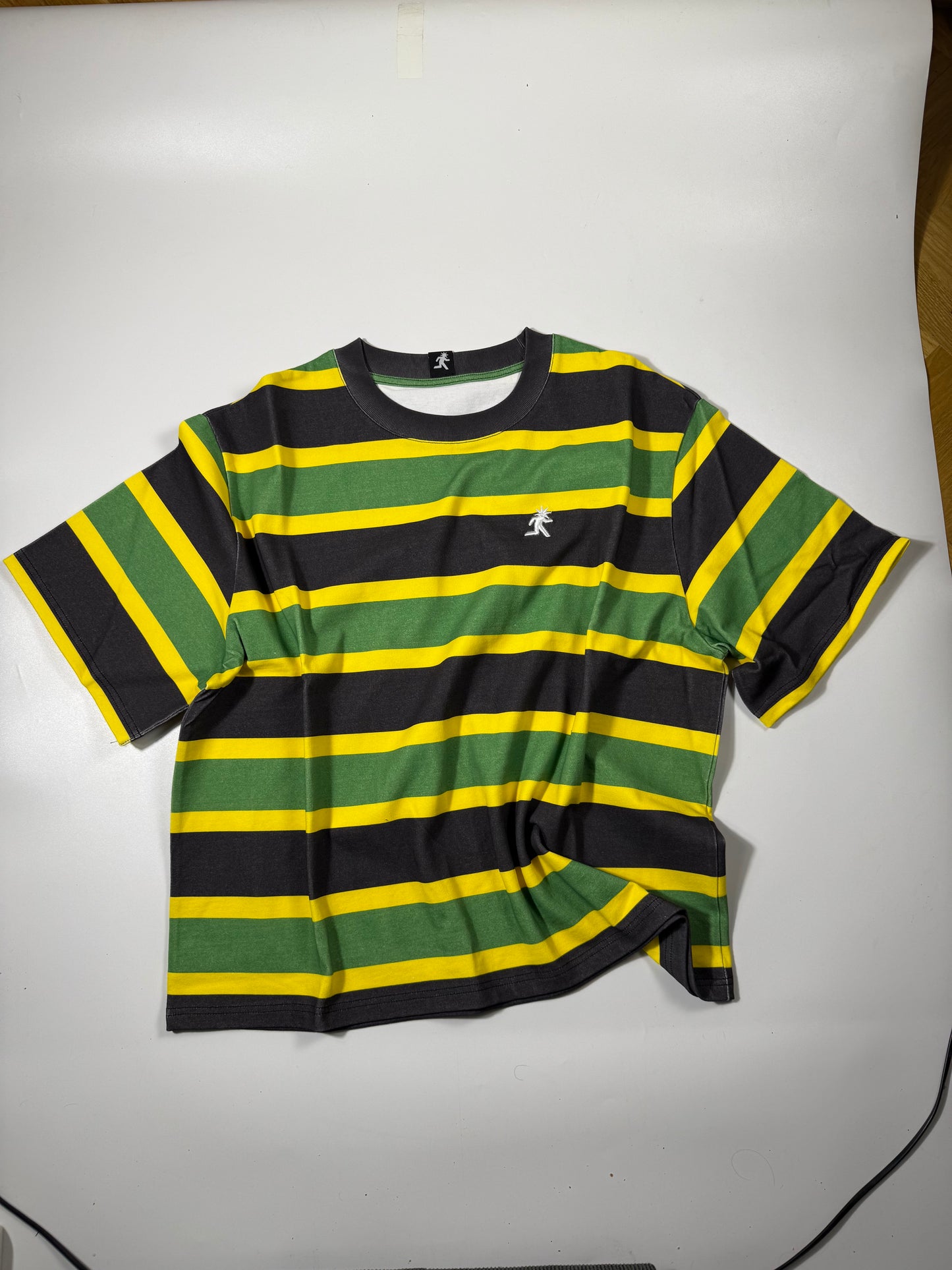 Y/G striped tee