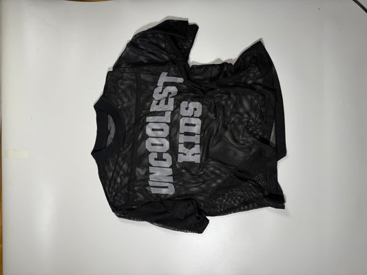 Black Mesh Tee