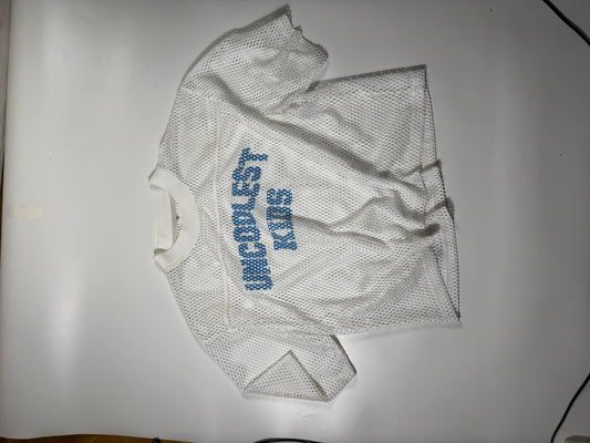 White Mesh tee