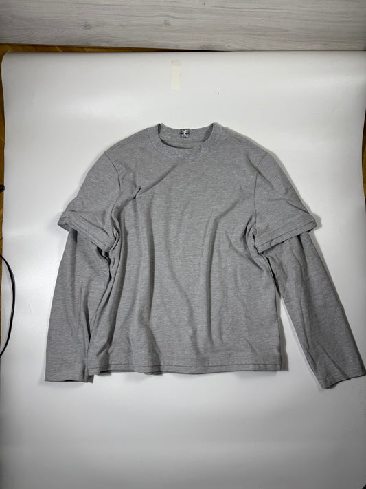 Grey Basic Triple Tee