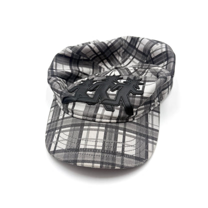 Grey Plaid Cap
