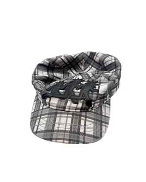 Grey Plaid Cap