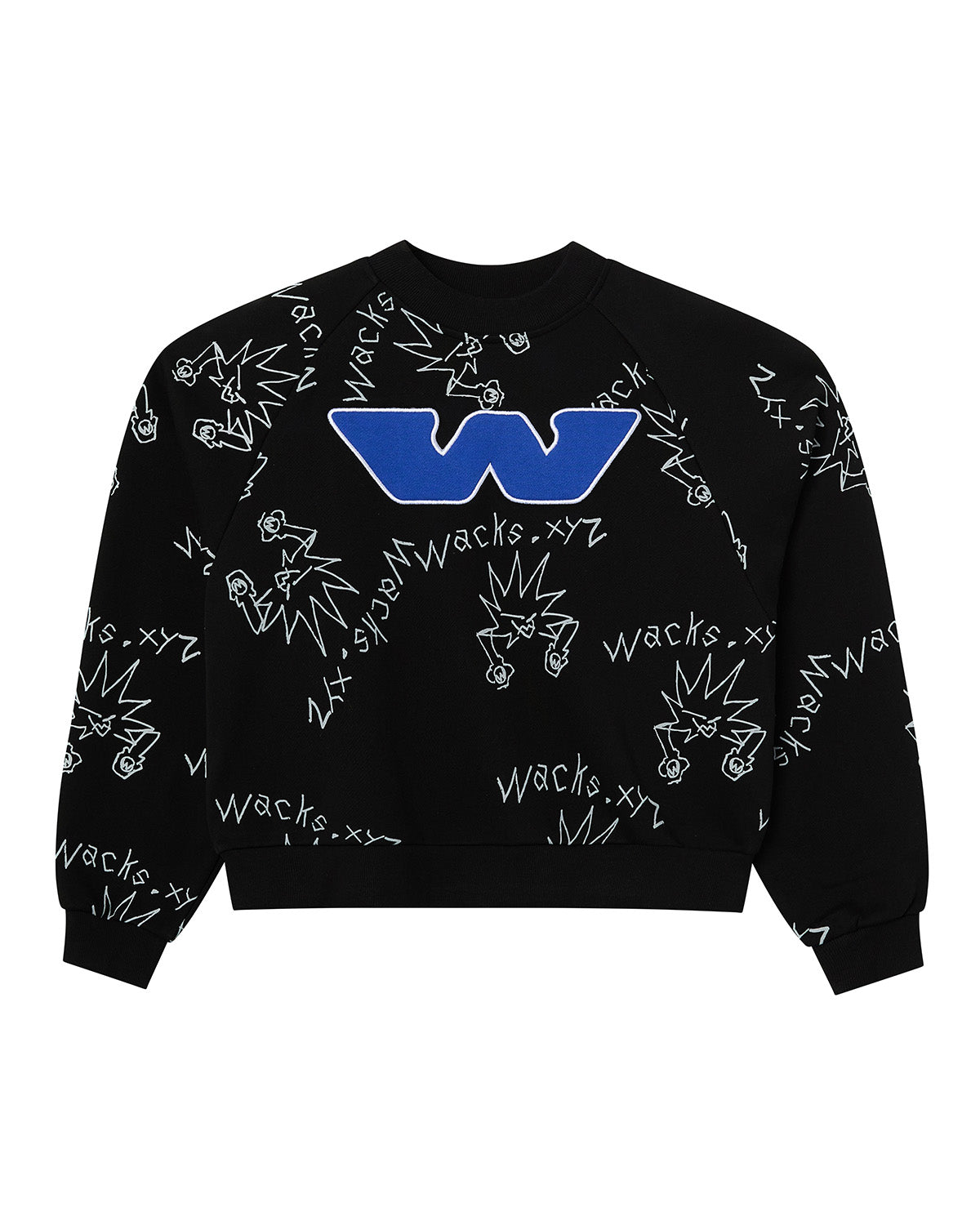 W Black Crewneck