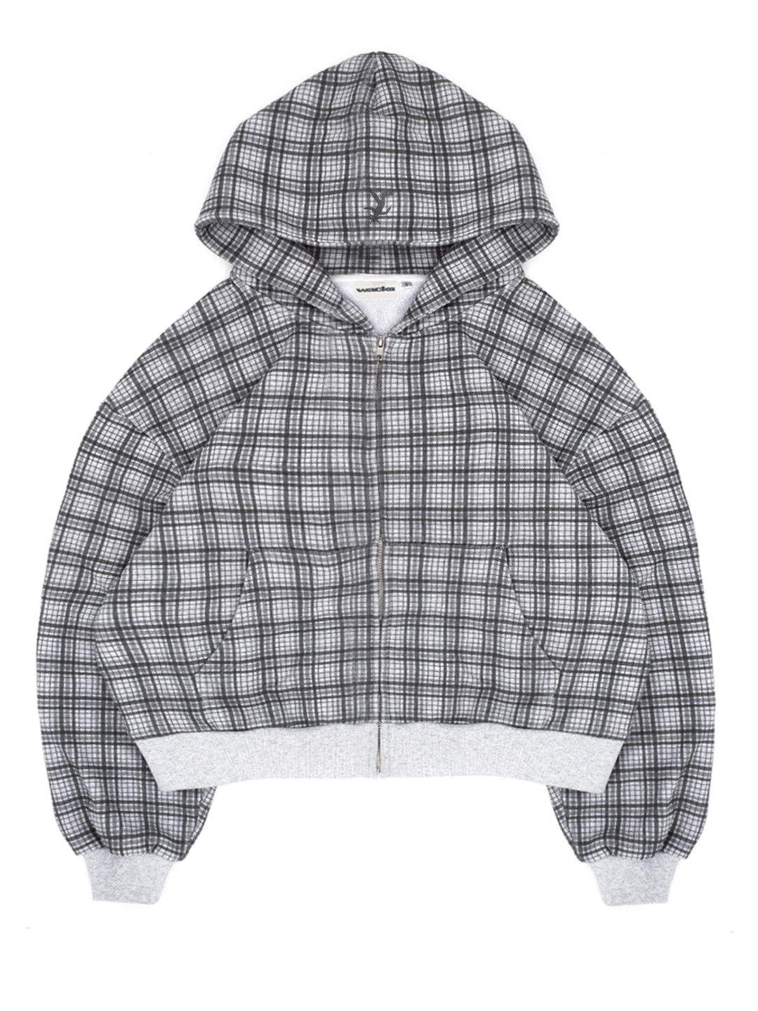 Pavement Plaid Zip-Up