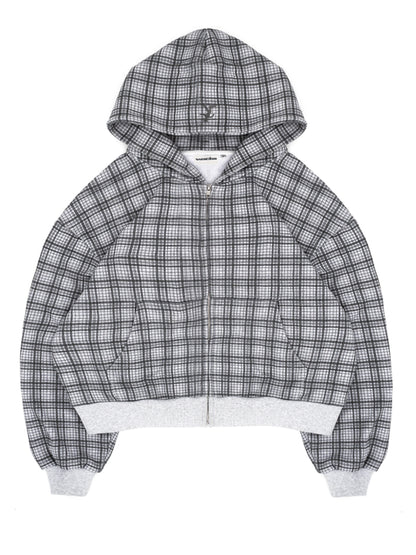Pavement Plaid Zip-Up