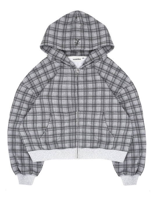 Pavement Plaid Zip-Up